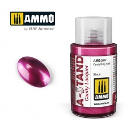 A-STAND Paint Ruby Red Candy 30ml Mig AMMO - MIG Jimenez A.MIG-2452 - 1