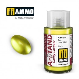 A-STAND Lemon Yellow Candy Paint 30ml Mig AMMO - MIG Jimenez A.MIG-2454 - 1