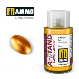 A-STAND Golden Yellow Candy Paint 30ml Mig AMMO - MIG Jimenez A.MIG-2455 - 1