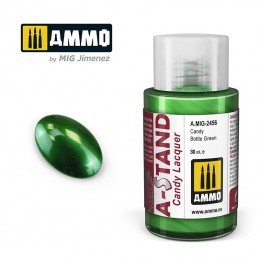 A-STAND Green Paint Candy Bottle 30ml Mig AMMO - MIG Jimenez A.MIG-2456 - 1