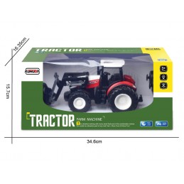 Red RC Tractor with Fork and Grapple 1/24 Korody  K-6631 - 4