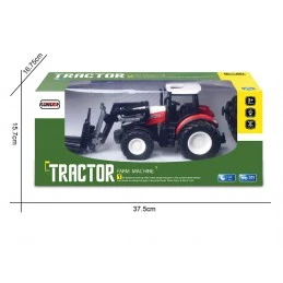 Tracteur RC rouge avec fourche et dents transpalette 1/24 Korody  K-6633 - 4