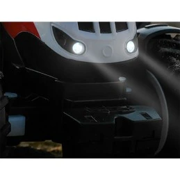 Tracteur RC rouge grosses roues avec semoir à engrais 1/24 Korody  K-6635K - 5
