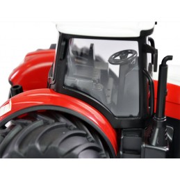 Tracteur RC rouge grosses roues avec andaineur 1/24 Korody  K-6637K - 4