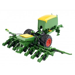 Red Big Wheel RC Tractor with Seed Drill Trailer 1/24 Korody  K-6646K - 2