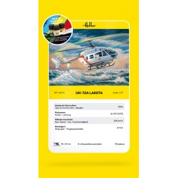 Eurocopter UH-72A Lakota 1/72 Heller + glue and paints Heller HEL-56379 - 4
