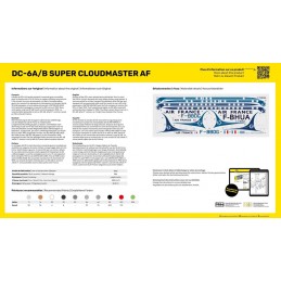 DC6 Super Cloudmaster AF 1/72 Heller Heller HEL-80315 - 2