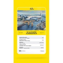 DC6 Super Cloudmaster AF 1/72 Heller Heller HEL-80315 - 4