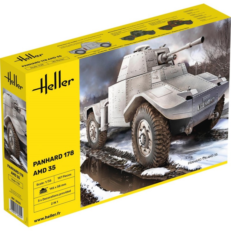 Panhard 178 AMD 35 1/35 Heller Tank Heller HEL-30325 - 1