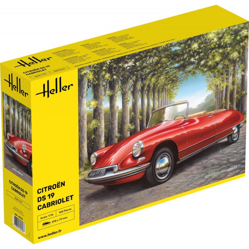Citroen DS 19 Carbriolet 1/16 Heller Heller HEL-80796 - 1