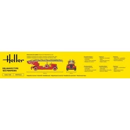 Camion Pompiers Delahaye Type 103 1/24 Heller Heller HEL-80780 - 5