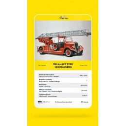 Camion Pompiers Delahaye Type 103 1/24 Heller Heller HEL-80780 - 6