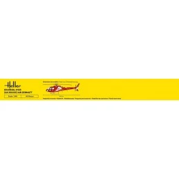 Ecureuil H125 (AS 350 B3) Air Zermatt 1/48 Heller + colle et peintures Heller HEL-56490 - 3