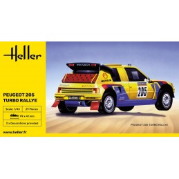 Peugeot 205 Turbo Rallye 1/43 Heller Heller HEL-80189 - 2