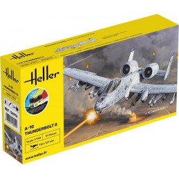 A-10 Thunderbolt II 1/144 Heller + colle et peintures Heller HEL-56912 - 1