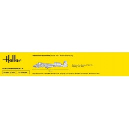 A-10 Thunderbolt II 1/144 Heller + colle et peintures Heller HEL-56912 - 4