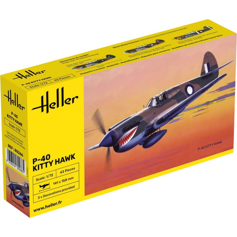 P-40 Kitty Hawk 1/72 Heller Heller HEL-80266 - 1