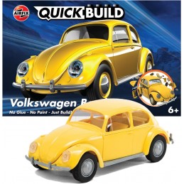 Volkswagen Beetle Coccinelle Jaune - Quick Build Airfix Airfix J6023 - 3