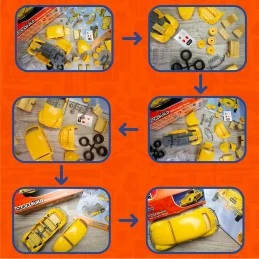 Volkswagen Beetle Coccinelle Jaune - Quick Build Airfix Airfix J6023 - 5