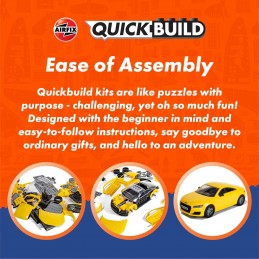 Volkswagen Beetle Beetle Yellow - Quick Build Airfix Airfix J6023 - 6