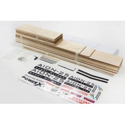 Aion 2500mm Glider Balsa Kit DW Hobby DW Hobby - Dancing Wings Hobby F2501C - 9