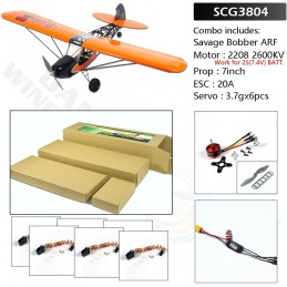 Savage Bobber 1000m SCG38 Kit ARF PNP balsa DW Hobby DW Hobby - Dancing Wings Hobby SCG3804 - 1
