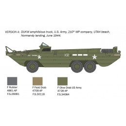 DUKW 2 1/2 ton GMC amphibious 1/72 Italeri vehicle Italeri I7022 - 4