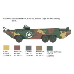 Véhicule DUKW 2 1/2 ton GMC amphibie 1/72 Italeri Italeri I7022 - 6