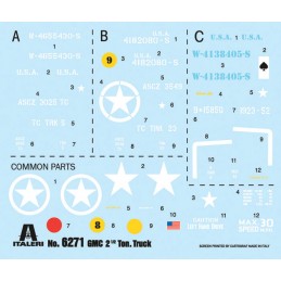 Camion GMC 2 1/2 6x6 ton Normandie 1/35 Italeri Italeri I6271 - 3