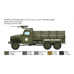 Camion GMC 2 1/2 6x6 ton Normandie 1/35 Italeri Italeri I6271 - 4