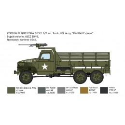 Camion GMC 2 1/2 6x6 ton Normandie 1/35 Italeri Italeri I6271 - 5