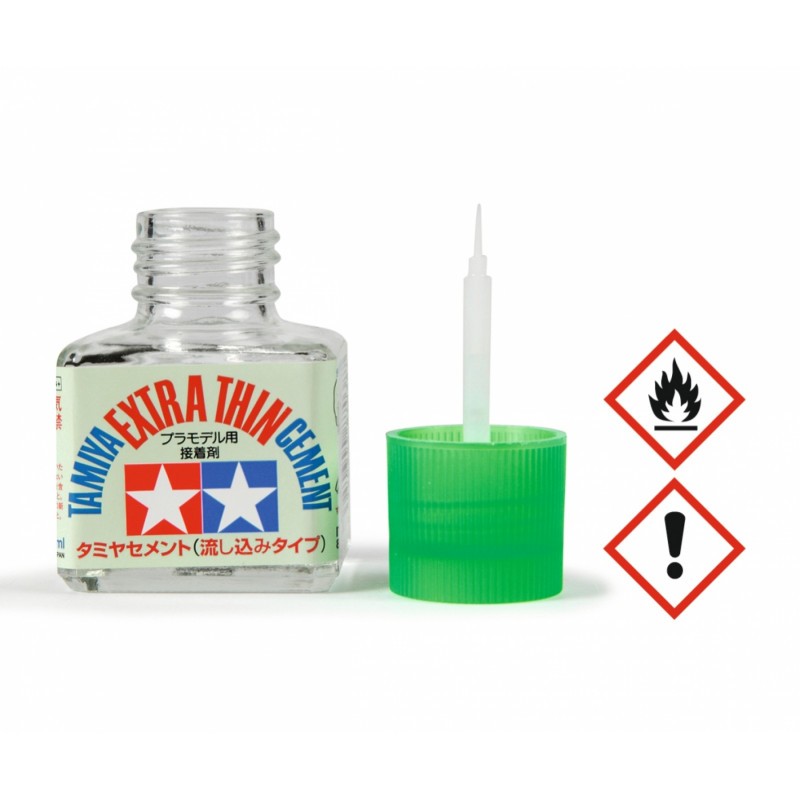 Tamiya Cement Extra-Fluid Polyester Glue (40ml) Tamiya 87038 - 1
