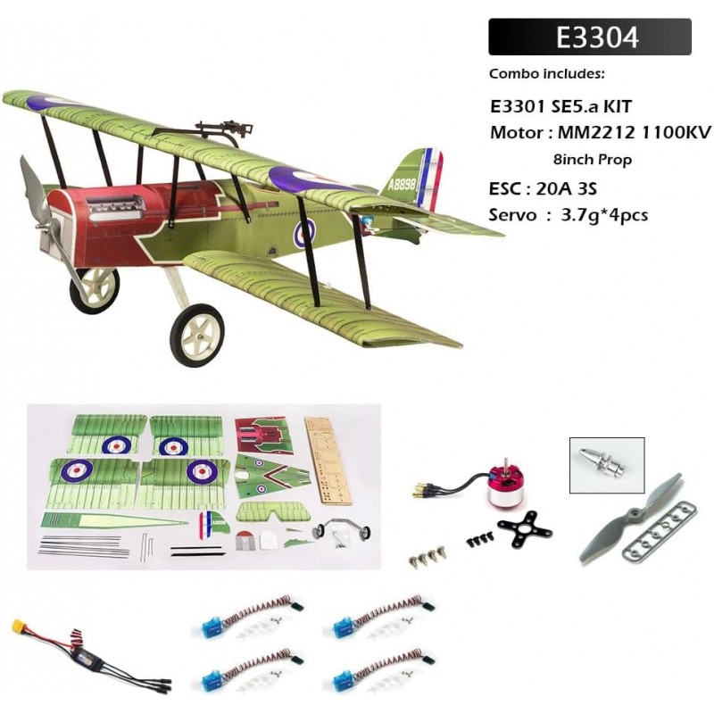 S.E 5.a 800mm E33 EPP Kit PNP DW Hobby DW Hobby - Dancing Wings Hobby E3304 - 1