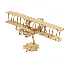 Mini Wright Flyer-I 1/62 découpe laser bois, modèle statique DW Hobby DW Hobby - Dancing Wings Hobby VC09 - 1