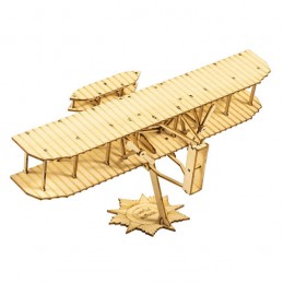 Mini Wright Flyer-I 1/62 découpe laser bois, modèle statique DW Hobby DW Hobby - Dancing Wings Hobby VC09 - 3