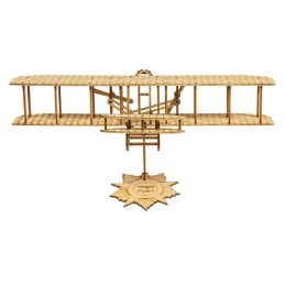 Mini Wright Flyer-I 1/62 Wood Laser Cutter, DW Hobby Static Model DW Hobby - Dancing Wings Hobby VC09 - 4