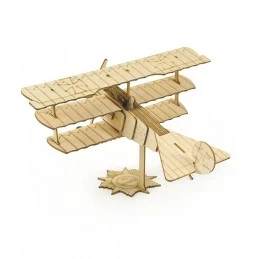 Mini Fokker Dr1 1/38 Wood Laser Cutter, DW Hobby Static Model DW Hobby - Dancing Wings Hobby VC05 - 4