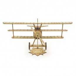Mini Fokker Dr1 1/38 découpe laser bois, modèle statique DW Hobby DW Hobby - Dancing Wings Hobby VC05 - 5