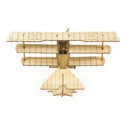 Mini Fokker Dr1 1/38 Wood Laser Cutter, DW Hobby Static Model DW Hobby - Dancing Wings Hobby VC05 - 6
