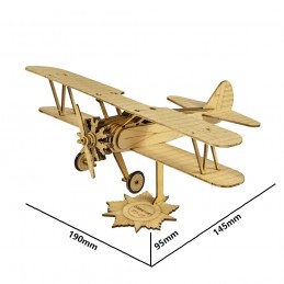 copy of Mini Fokker Dr1 1/38 Wood Laser Cutter, DW Hobby Static Model DW Hobby - Dancing Wings Hobby VC11 - 2