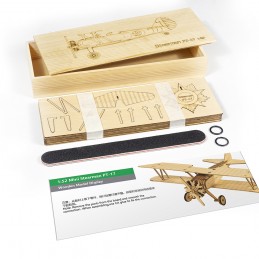 copy of Mini Fokker Dr1 1/38 Wood Laser Cutter, DW Hobby Static Model DW Hobby - Dancing Wings Hobby VC11 - 4