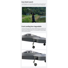 Jet EDF F-22 Raptor Bi-Turbine 40mm env. 702mm PNP XFly  XF117P - 5