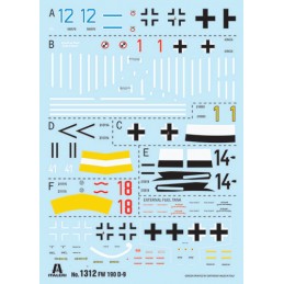 Focke Wulf Fw190 D-9 1/72 Italeri aircraft Italeri I1312 - 3