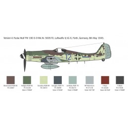 Avion Focke Wulf Fw190 D-9 1/72 Italeri Italeri I1312 - 4