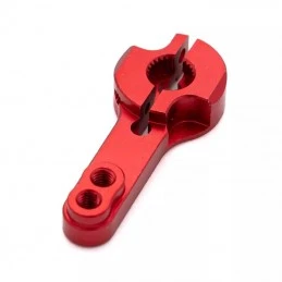 Palonnier de servo alu simple rouge 25T Hobbytech Hobbytech HT-510025-RD - 2