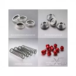 Amortisseurs Team ZERO argent 104mm (4) Gmade Gmade GM20202 - 5