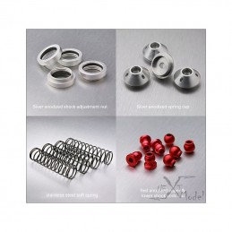 Shock absorbers Team ZERO money 104mm (4) Gmade Gmade GM20202 - 5