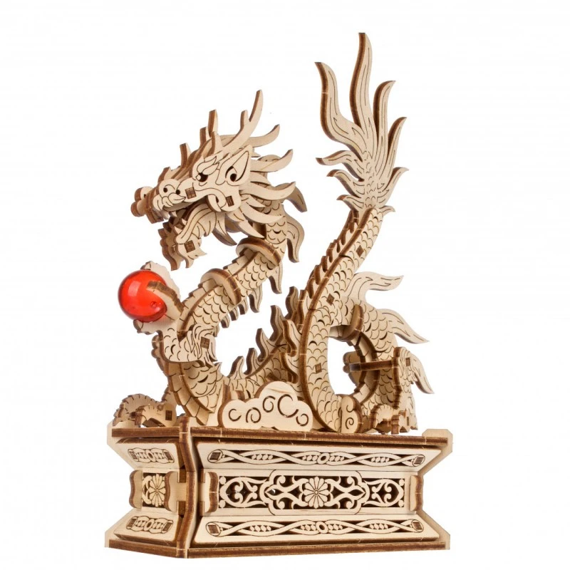 Wood Dragon Puzzle 3D Wood UGEARS UGEARS UG-70259 - 1 Wood Dragon Puzzle 3D Wood UGEARS UGEARS UG-70259 - 1