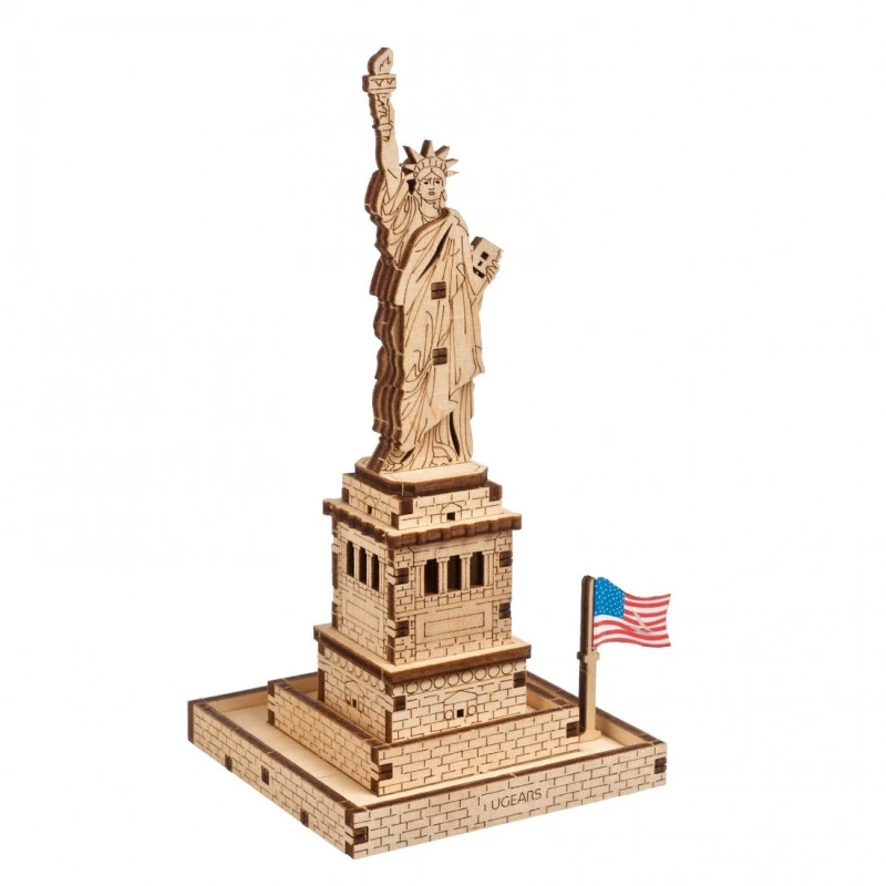 Statue of Liberty Puzzle 3D Wood UGEARS UGEARS UG-70247 - 1 Statue of Liberty Puzzle 3D Wood UGEARS UGEARS UG-70247 - 1