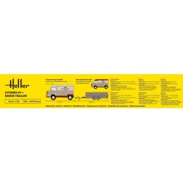Citroën HY + remorque 1/24 Heller Heller HEL-50331 - 4